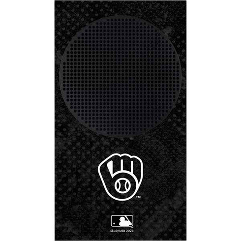 MLB Milwaukee Brewers Dark Wash Xbox Series S Console Skin
